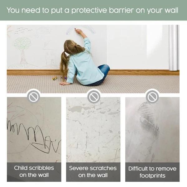 🧼 Self-Adhesive Transparent Wall Protector — Shields Walls from Oil, Dirt & Scratches (Buy 1 Get 1 Free!)
